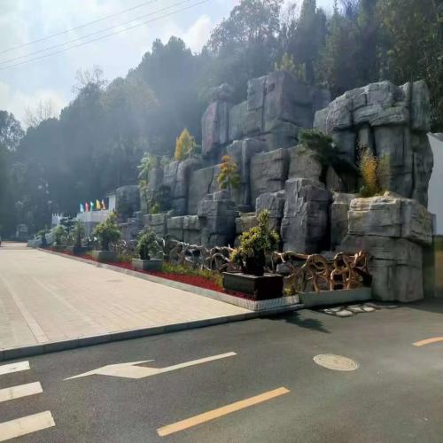 塑石景观假山