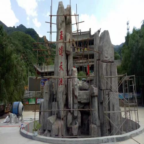 塑石景观假山